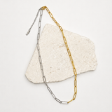Excellent Taste Necklace: Silver/Gold