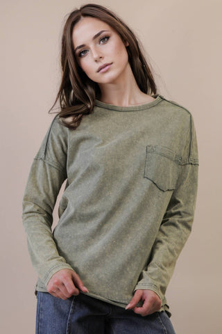 Brandy Basic Top PLUS: Olive