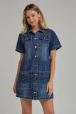 Equestrian Era Dress: Dark Wash