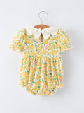 The Cutest Chick Romper: Yellow