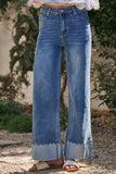 Camden Cuffed Denim: Medium Wash