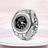Wildflower Watch Ring: Gold White