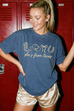 She’s From Texas Tee: Navy