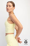 Say Yes To Yoga Top: Lemon Cream