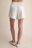 Totally Tailored Shorts: Ivory