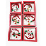 Christmas Theme Bracelet with Matching Ring: MIX COLOR