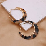Tortoise Shell Hoops: Brown