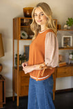 Autumn Glow Top: Camel