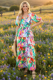 Petal Pop Dress: Multi-Colored