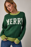 Merry Mistletoe Sweatshirt: Red/Pink