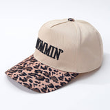 MOMMIN Trucker Hat: Leopard