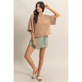 Everyday Essential Top: Dark Taupe