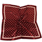 Polka-Dot Wild Rag: Cream/Brown