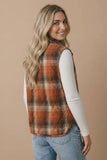 Autumn Agenda Vest: Rust Mix