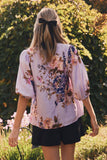 PLUS The Easter Hues Blouse: Lavender Multi
