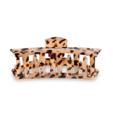 Open Hair Clip Blonde Tortoise: Large