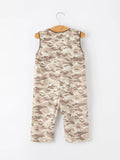 Duck Duck Darling Boys Romper: Camo