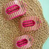 Summer Crush Round Hair Clip: Large