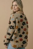 Flower Hour Jacket: Taupe Mix