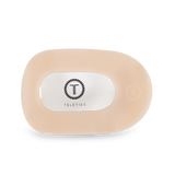 Almond Beige Round Hair Clip : Large