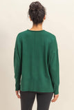 Stay Warm Sweater: Dark Green