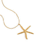Saltwater Starfish Necklace: Gold