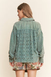 Boho in Bloom Top: Vintage Green