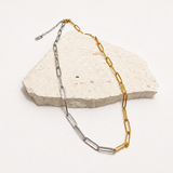 Excellent Taste Necklace: Silver/Gold