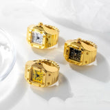 Wildflower Watch Ring: Gold White