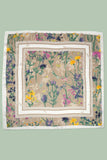 Sophisticated Floral Scarf: Beige