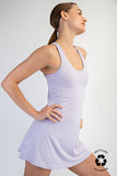 Tennis Core Athletic Dress: Lavender Haze