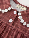 Apple Cider Sweatheart Dress: Mauve