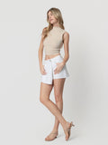Solid Springs Skort: Optic White