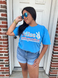Miss Independent Tee: Blue