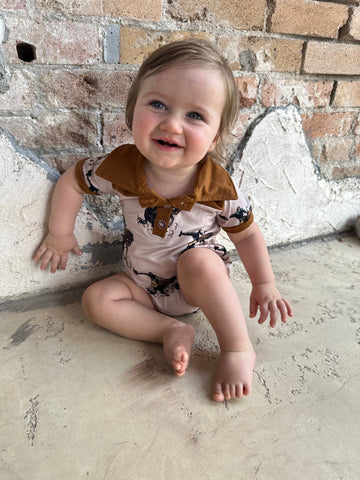 Cutest Cowboy Romper