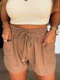 Sandy Beaches Shorts: Brown