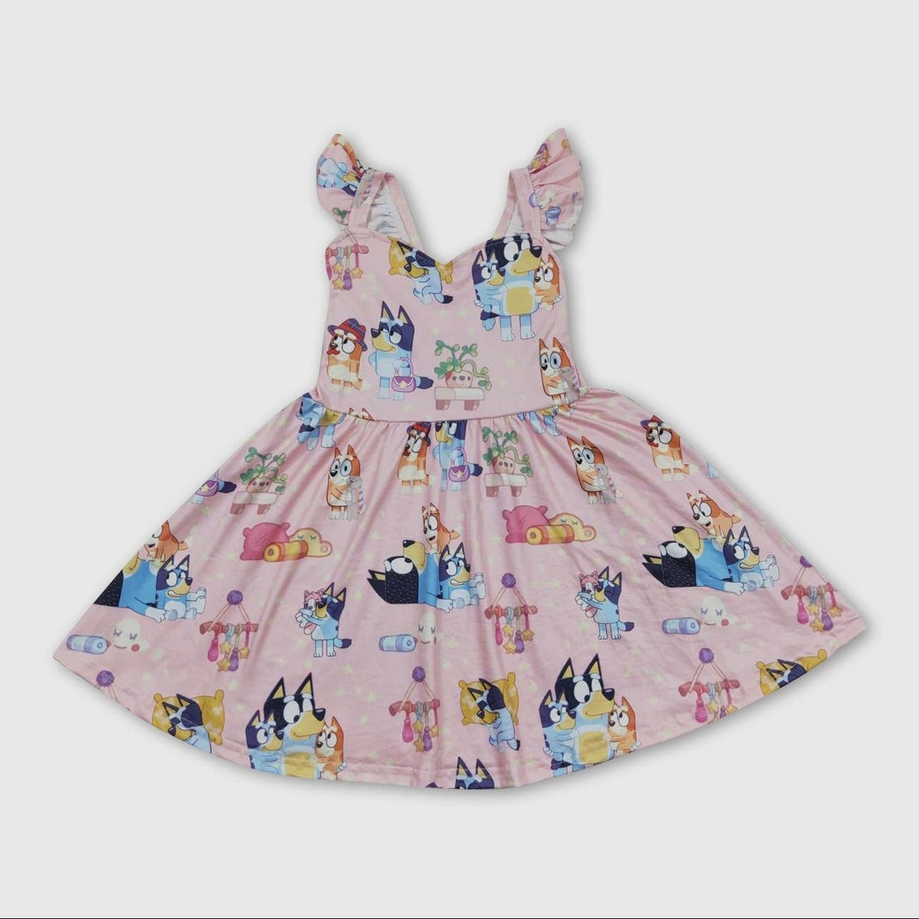 pink bluey dress Bluey Dress: Pink 6-12