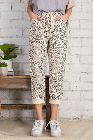 Safari Slouch Pants: Ivory