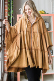 Go For It Poncho: Mustard