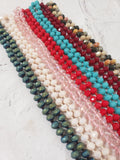 New Crystal Beaded Necklaces 60"