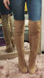 Max Over the Knee Boots: Taupe