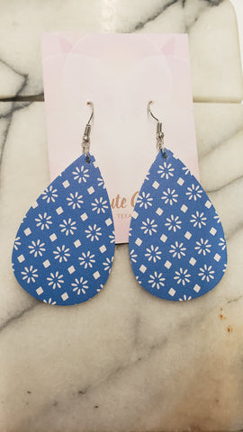 Blue Hue Earrings: Multi