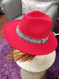 Aztec Accent Hat: Red