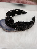 Sequin Headband: Black