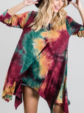 Look Twice Tie Dye Tunic: Multi