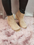 Clue Booties: Taupe