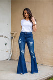 RIP Distressed Bell Bottoms PLUS