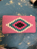 Perfectly Aztec Wallet: Pink