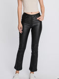 Raegan Leather Pants: Black