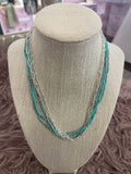 Dainty Layers: Turquoise/Silver Mix